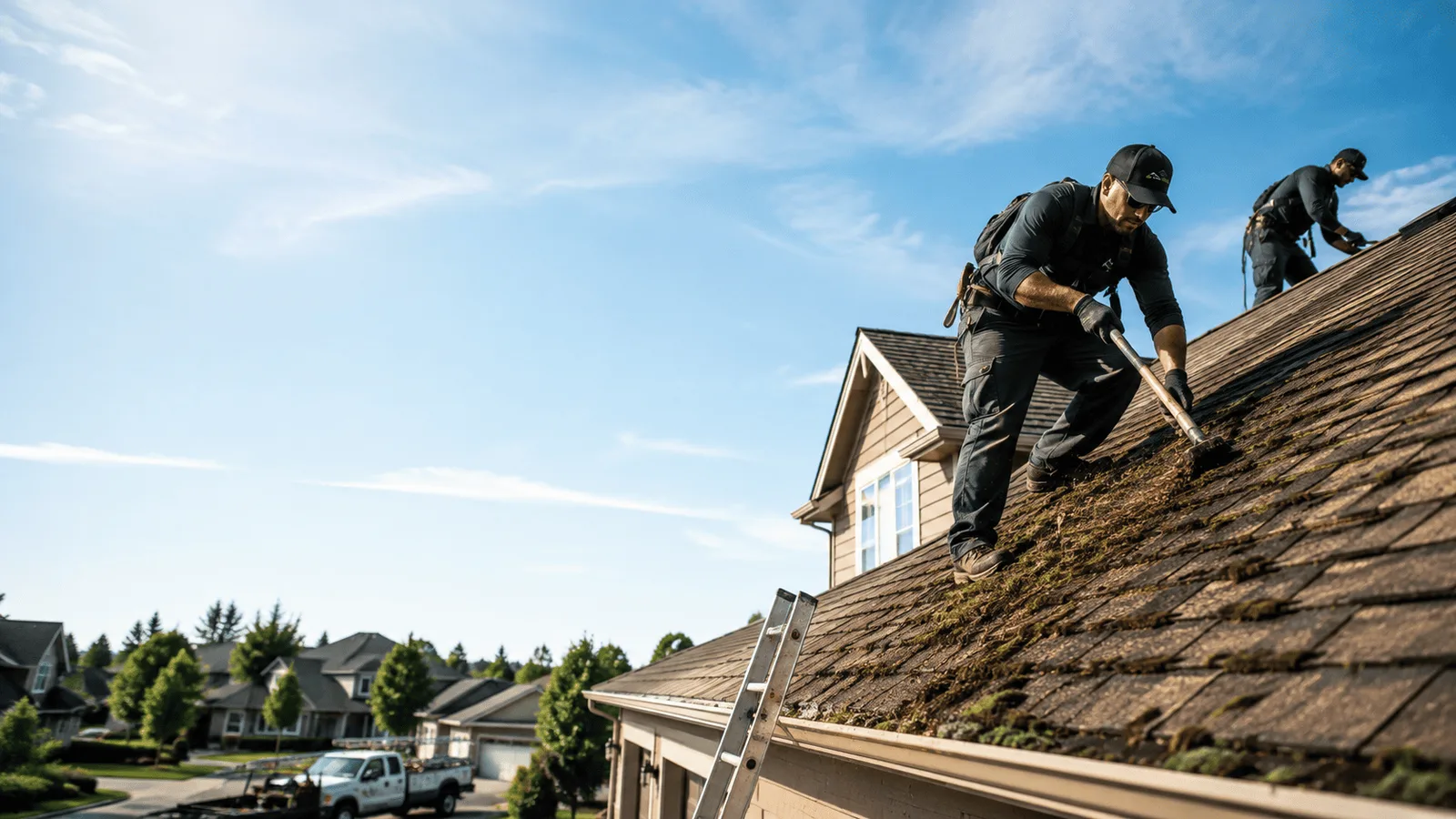 Roof Moss Removal in New Athens, IL near me